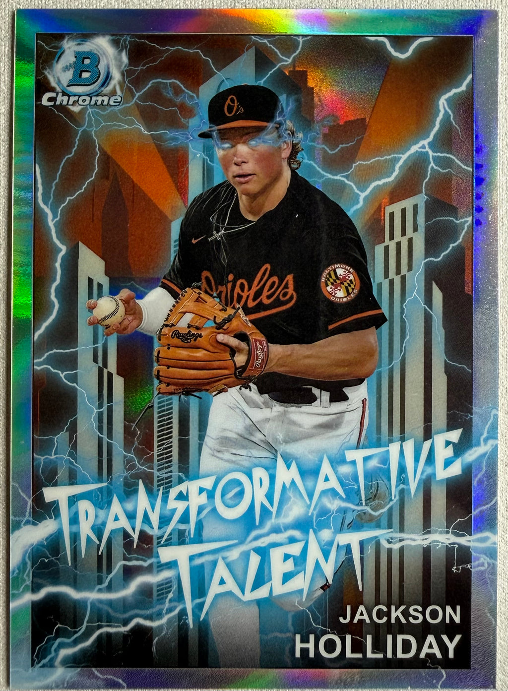 Jackson Holliday 2023 Bowman Refractor Transformative Talent /250 #TT-5