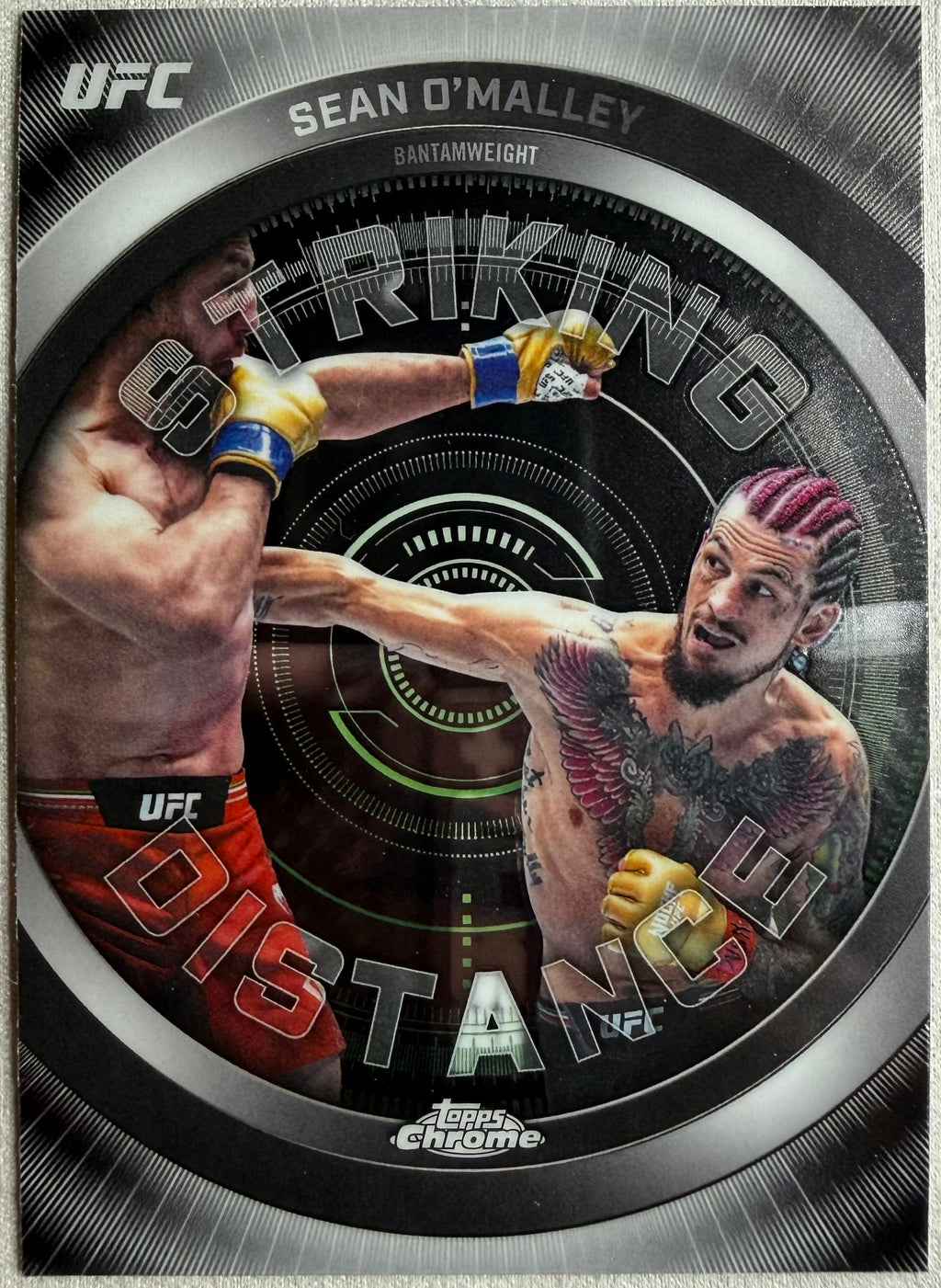 Sean O’Malley 2026 Topps Chrome UFC Striking Stance #SD-22