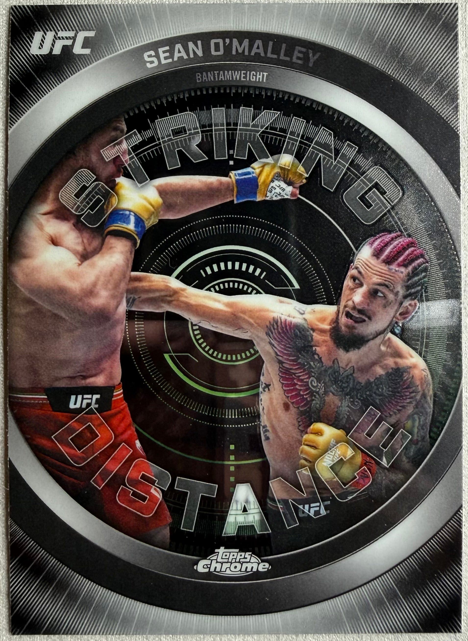 Sean O’Malley 2026 Topps Chrome UFC Striking Stance #SD-22