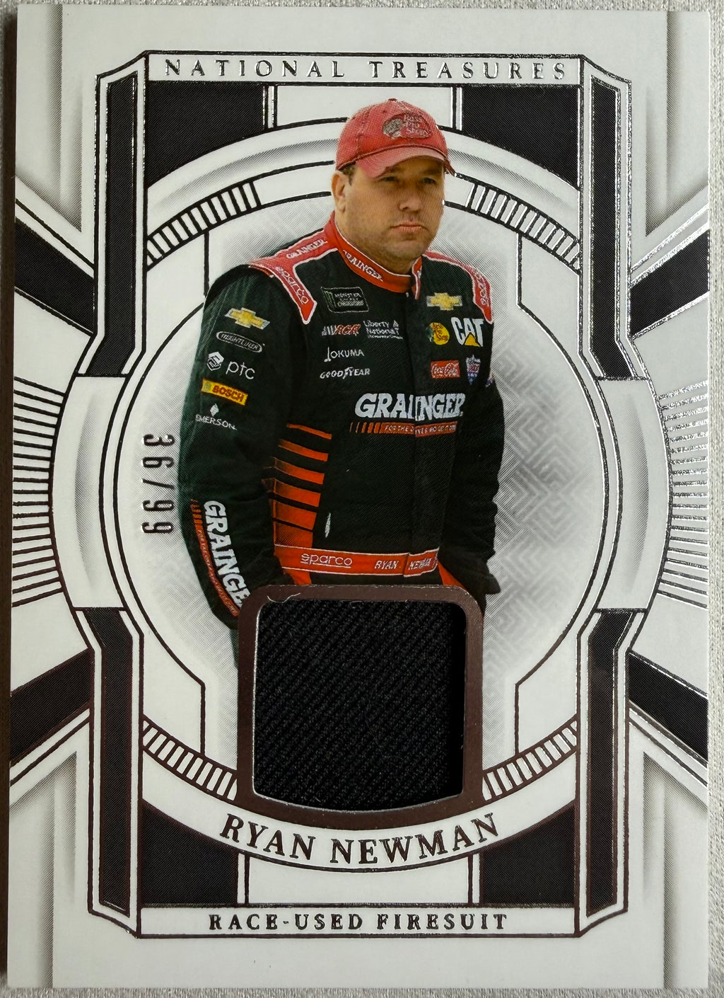 Ryan Newman 2025 National Treasure Racing Race-Used Fire-Suit /99 #RUF-RNM
