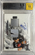 2025 Panini Impeccable Elegance Rookie Helmet & Patch Autos Jack Bech #23 BGS 8.5 Auto 10