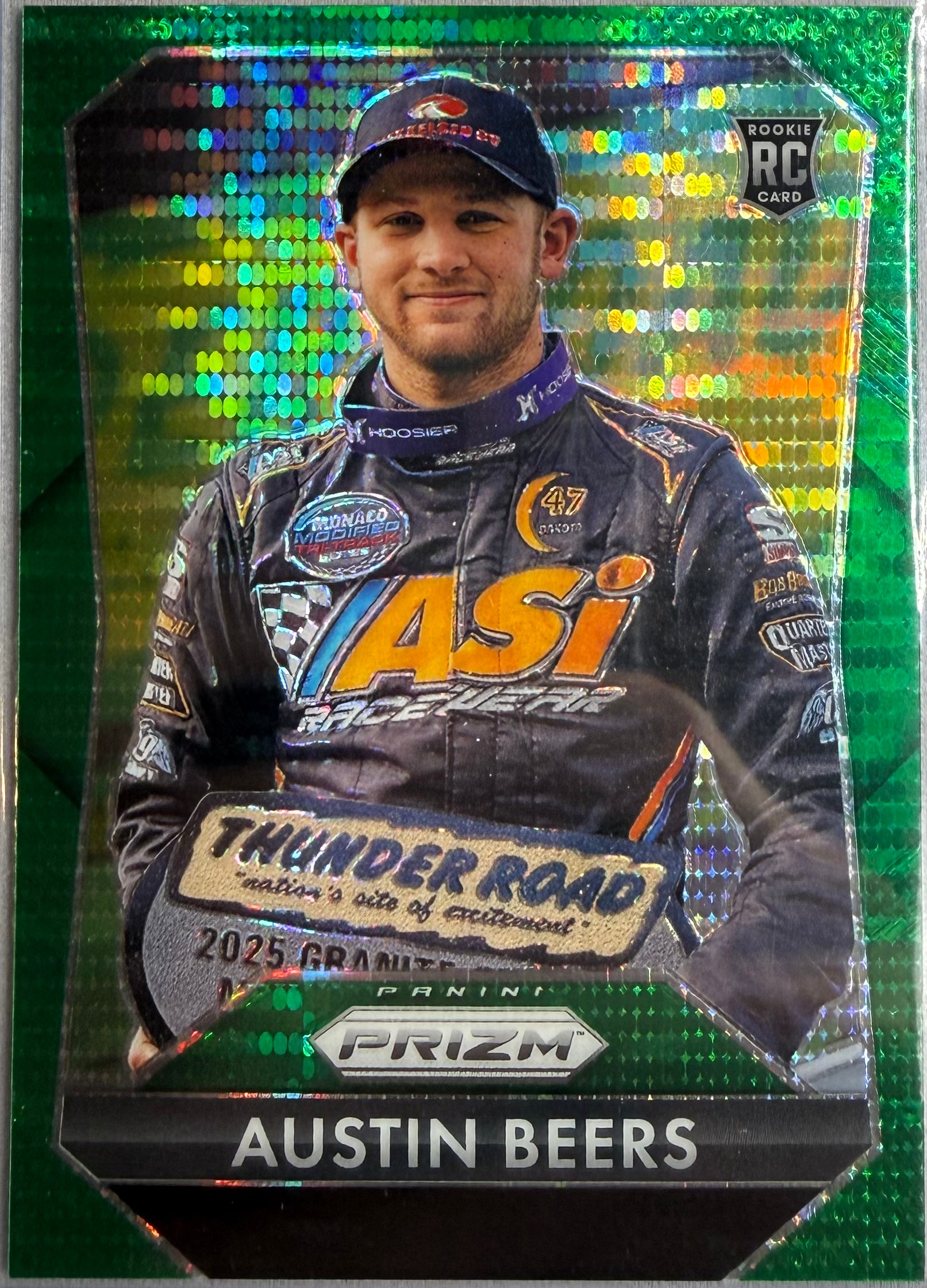 Austin Beers 2025 Prizm Racing Green Pulsar /25 #180