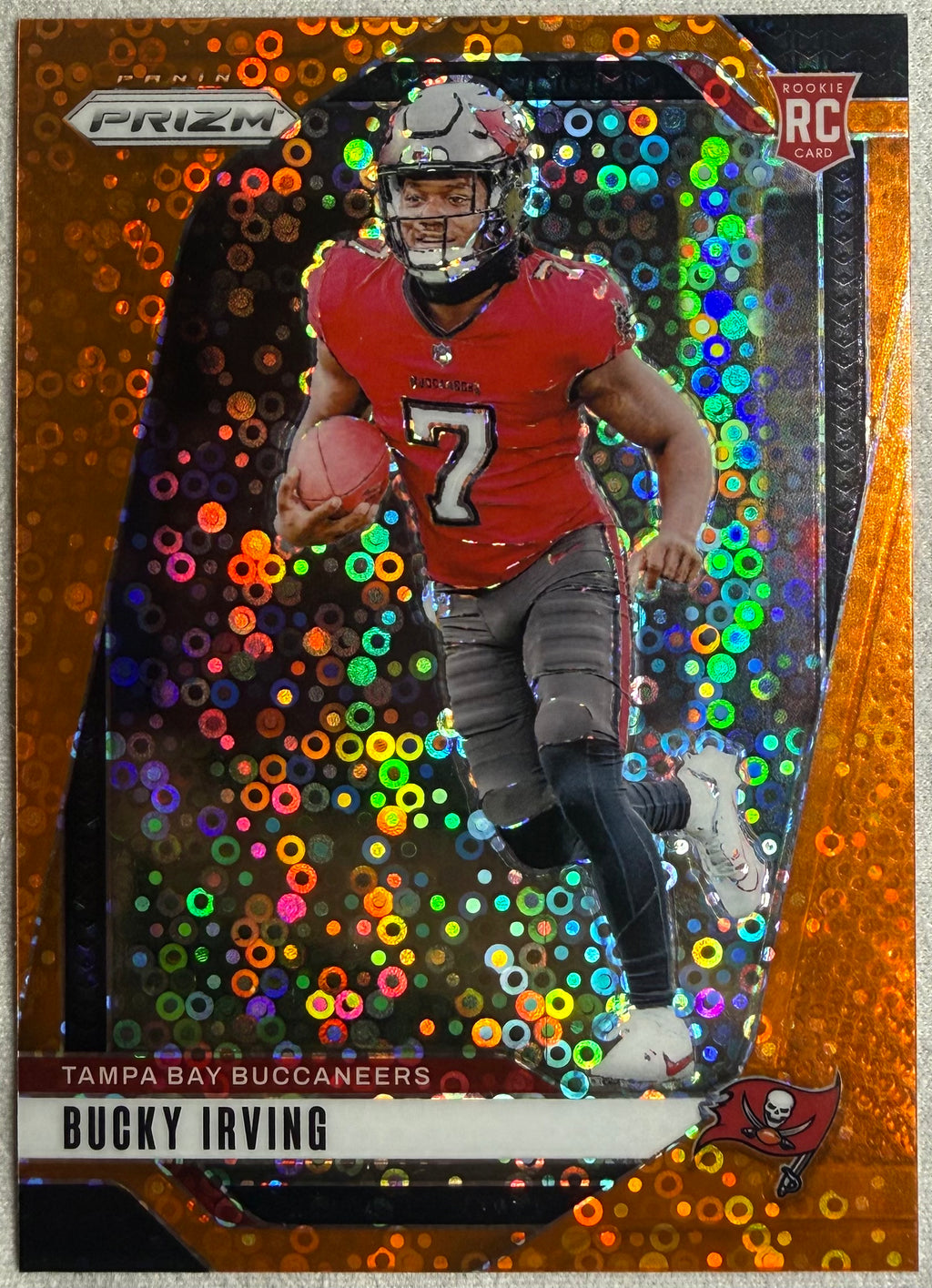 2024 Panini Prizm Orange Disco Rookie - Bucky Irving #316