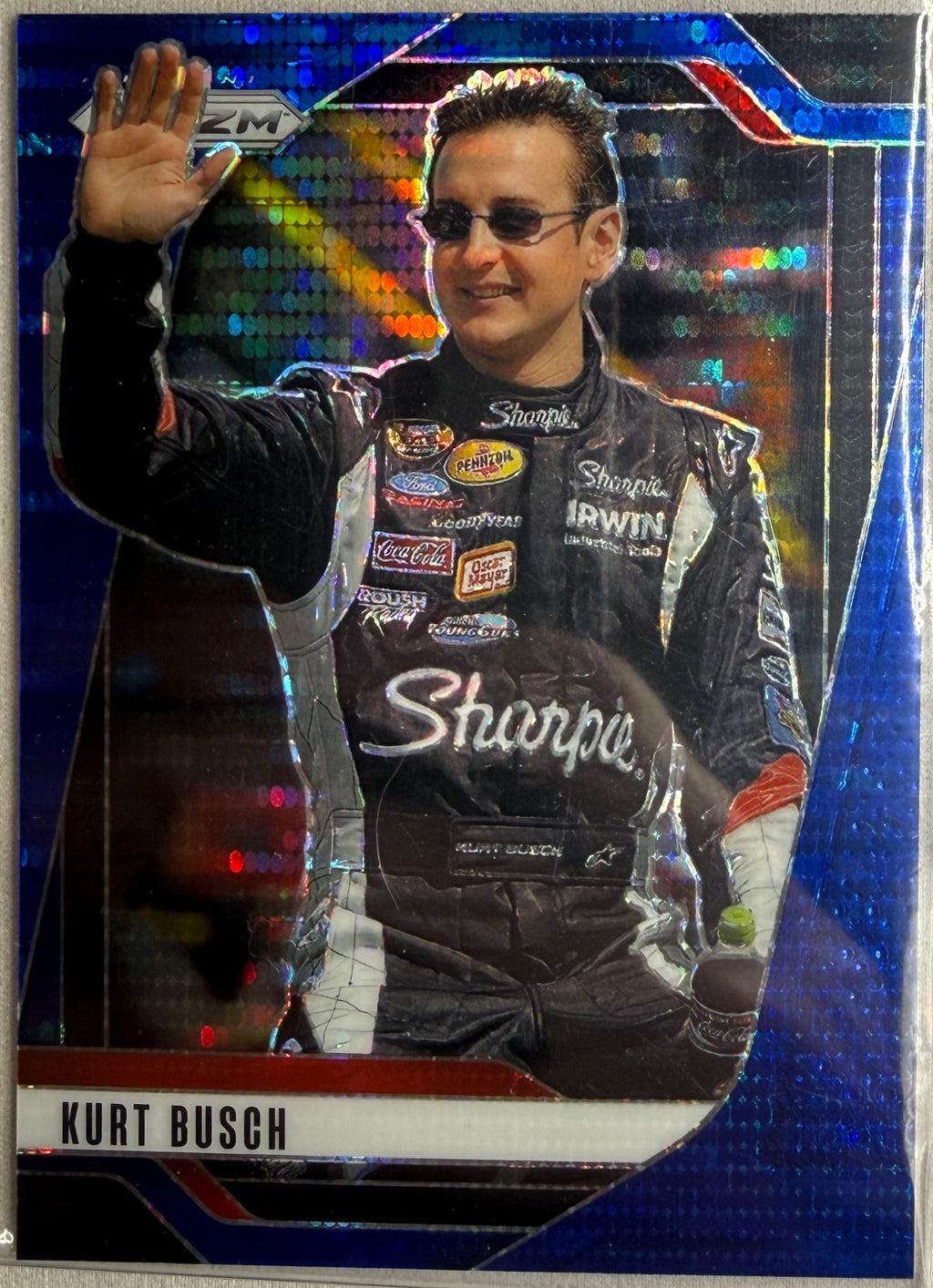 Kurt Busch 2025 Prizm Racing Blue Pulsar /75 #3