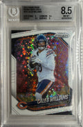 Caleb Williams 2025 Panini Prizm White Disco BGS NM-MT+ 8.5 #124