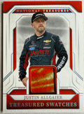 Justin Allgaier 2025 National Treasures Racing Treasured Swatches /30 #TS-JAL