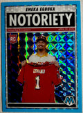 Emeka Egbuka 2025 Mosaic Notoriety Blue Fluorescent /15 #16
