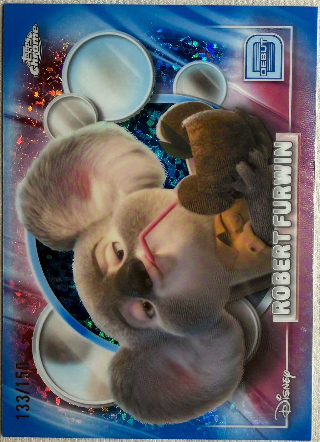 Robert Furwin Debut 2026 Topps Chrome Disney Blue Mini Diamonds /150 #73