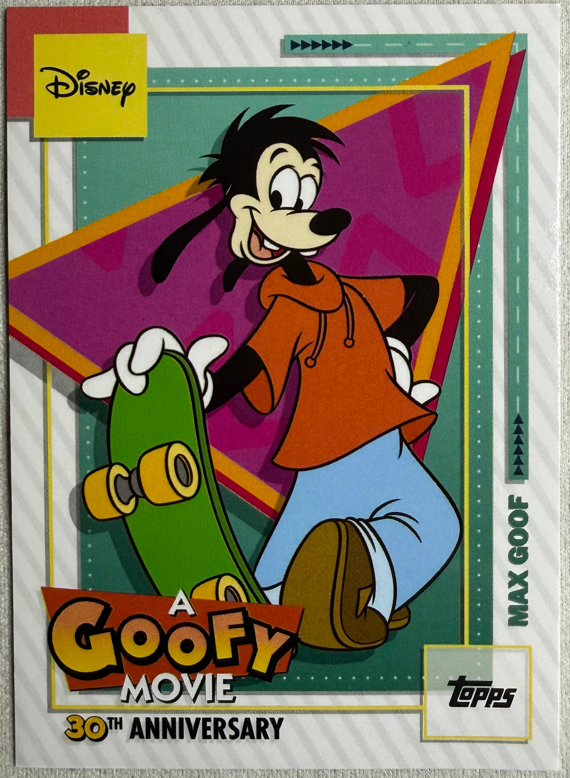 A Goofy Movie 30th Anniversary 2026 Topps Disney Neon #AGM-5