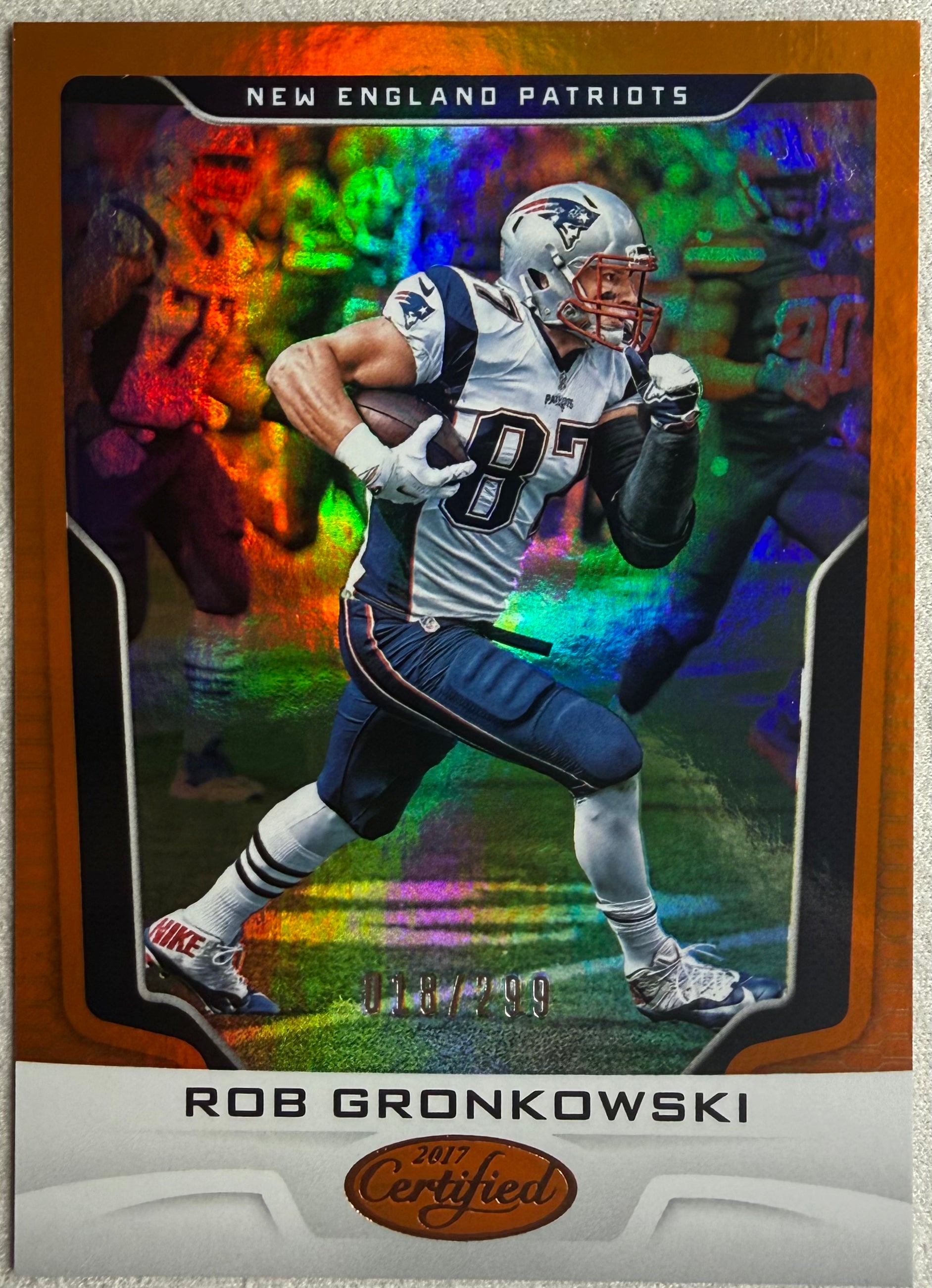 Rob Gronkowski 2017 Certified /299 #27