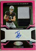 Jack Bech 2025 Certified Football Pink FOTL Rookie Patch Auto /35 #FBC-JBH