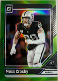 2024 Panini Donruss Optic Lime Green Maxx Crosby /50 #105