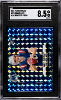 2024 Panini Mosaic Blue Reactive NFL Debut Drake Maye #273 SGC NM-MT 8.5