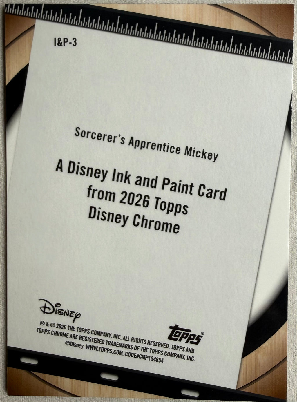 2026 Topps Chrome Disney Sorcerer's Apprentice Mickey #I&P-3