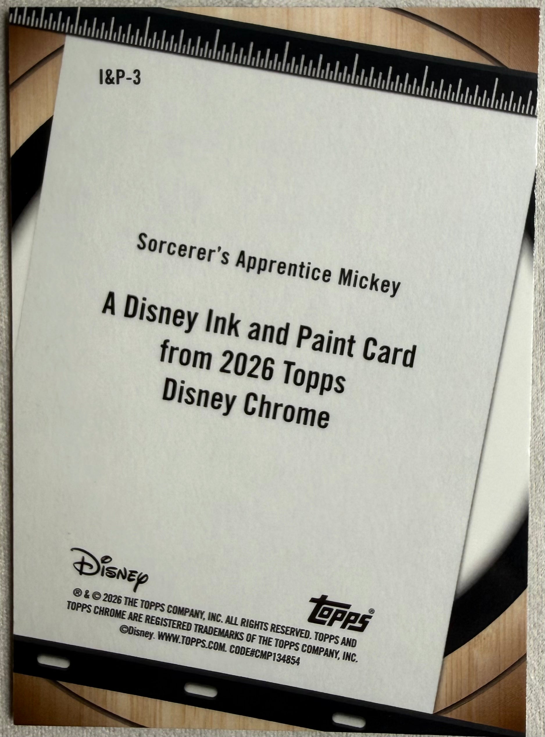 2026 Topps Chrome Disney Sorcerer's Apprentice Mickey #I&P-3