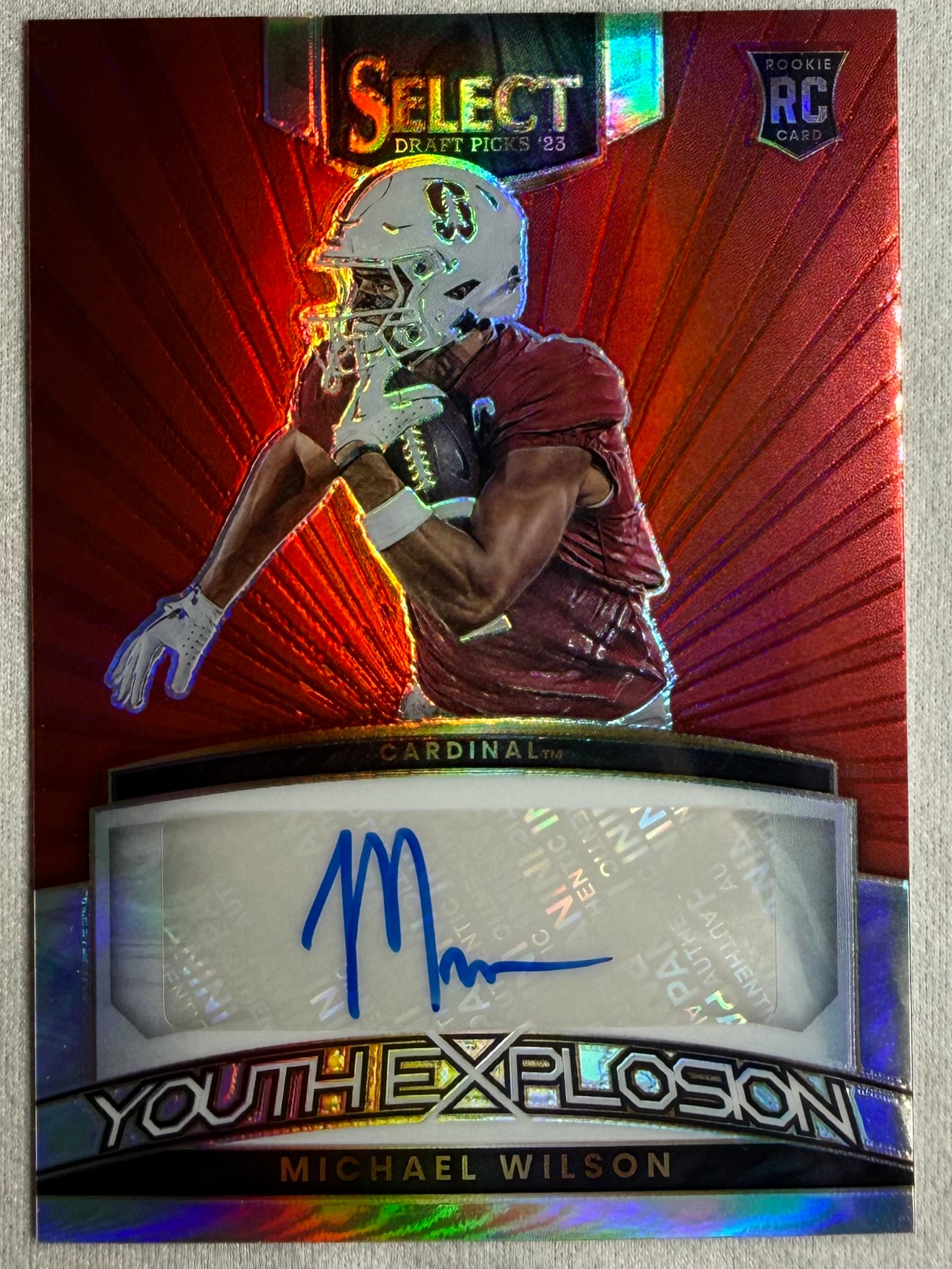 2023 Panini Select Draft Picks Youth Explosion Autograph Michael Wilson #YS-MWI