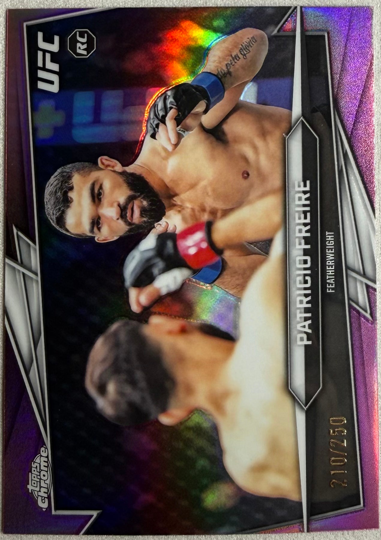 Patricio Freire Rookie 2026 Topps Chrome UFC Pink Refractor /250 #94