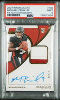 2024 Immaculate Patch Autograph /99 Michael Penix JR. #102 PSA MINT 9