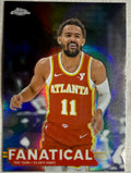 2025 Topps Chrome Fanatical Trae Young #FAN-10