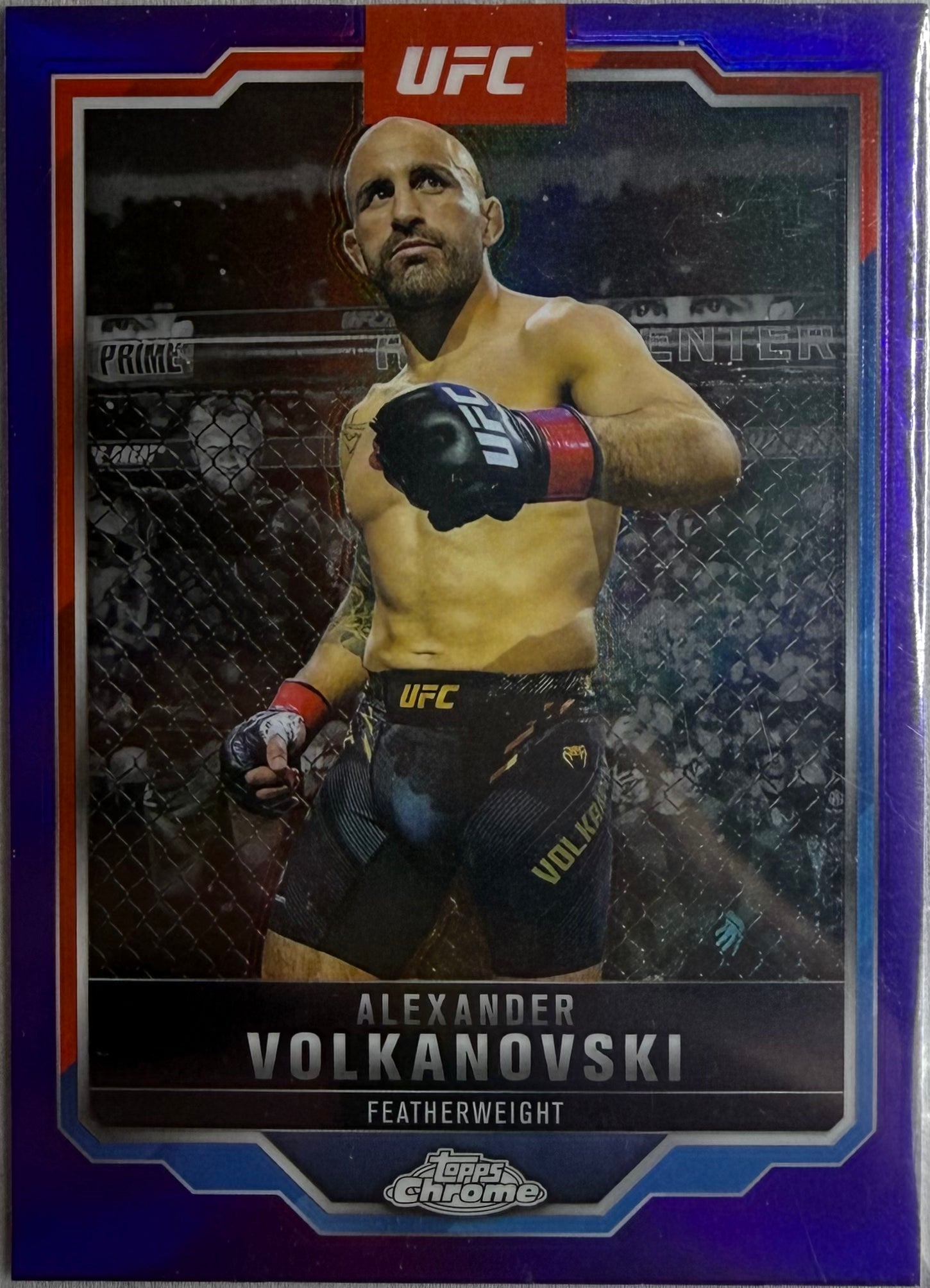 Alexander Volkanovski 2025 Topps Chrome UFC Purple Refractor #18