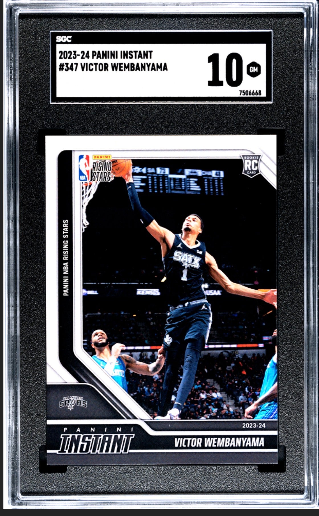 2023-2024 Panini Instant Victor Wembanyama /8615 #347 BGS Gem Mint 10
